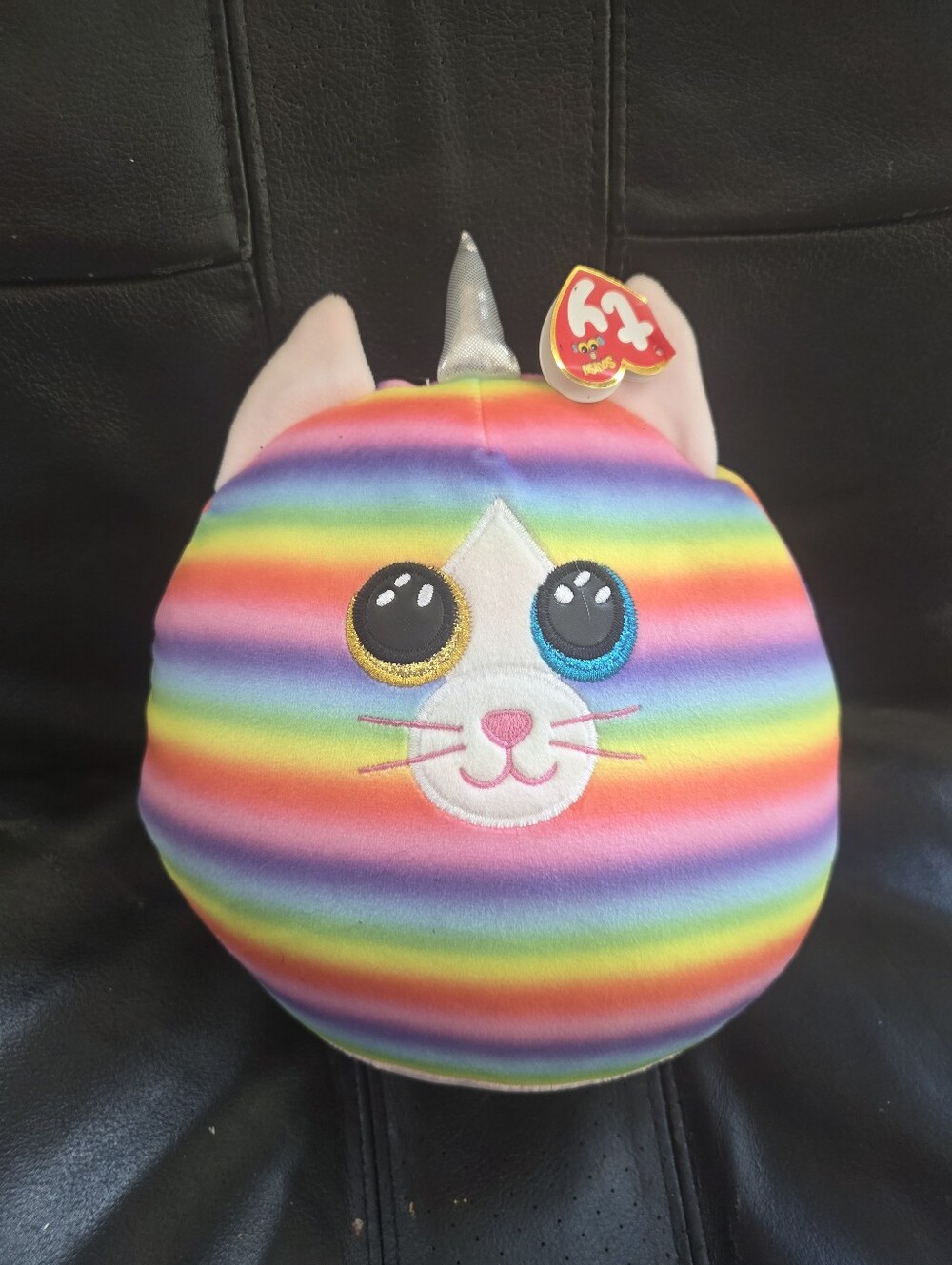 NEW 2021 TY Squish-a-Boos HEATHER the Cat Cushion Pillow (Small Size 10")